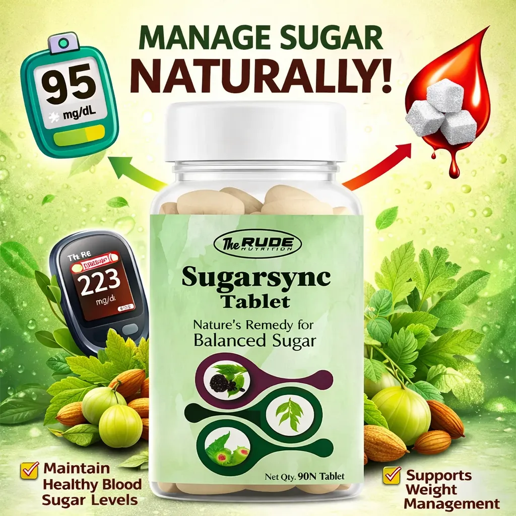 THE RUDE NUTRITION SUGARSYNC TABLET