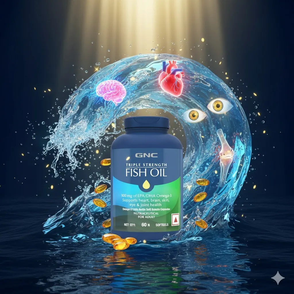 GNC TRIPLE STRENGTH OMEGA 60 TAB